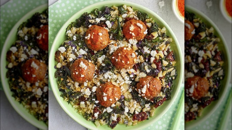 Mediterranean beef meatballs