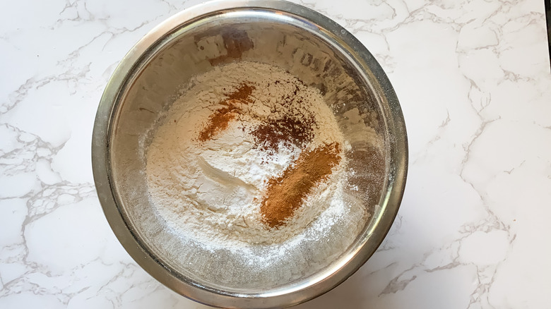 dry ingredients in bowl