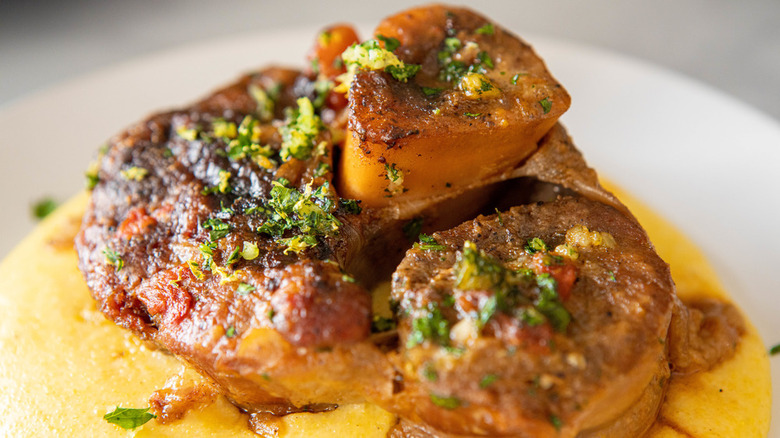 ossobuco with polenta