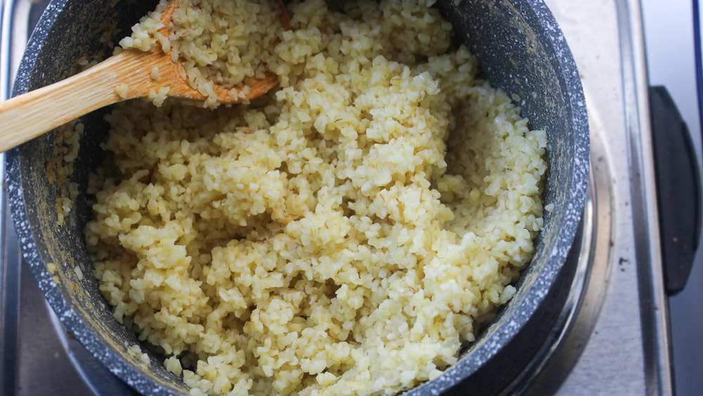 cooked bulgar for tabbouleh