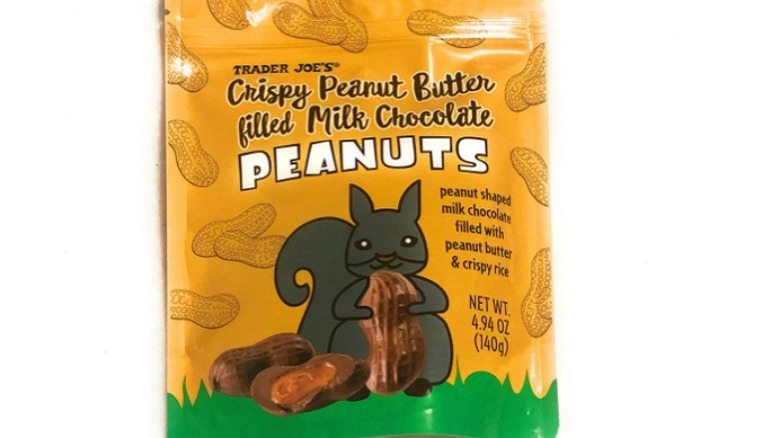 bag of chocolate peanuts 