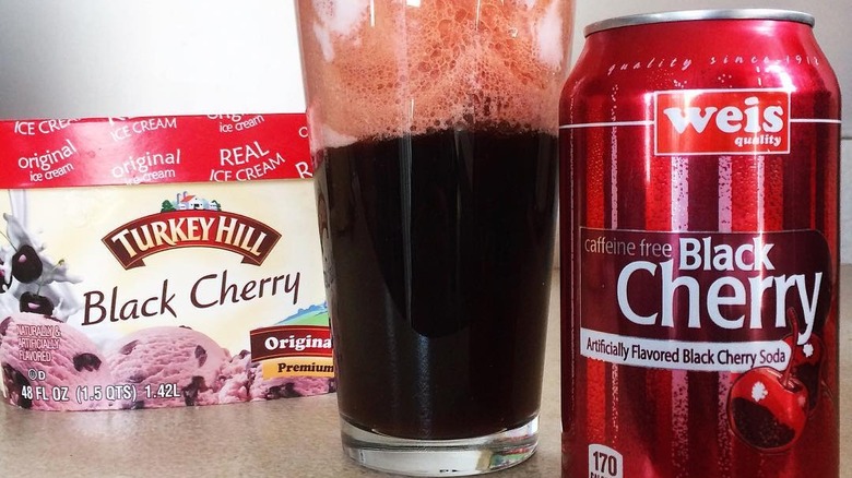 Cherry float with Turkey Hill Black Cherry