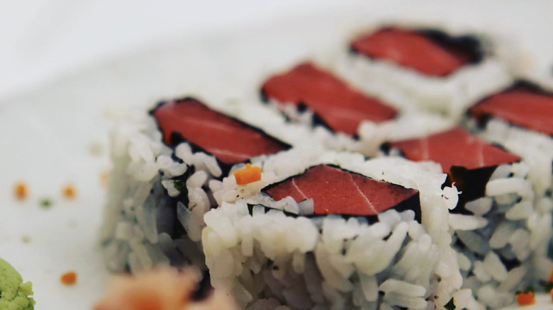 Plate of sushi