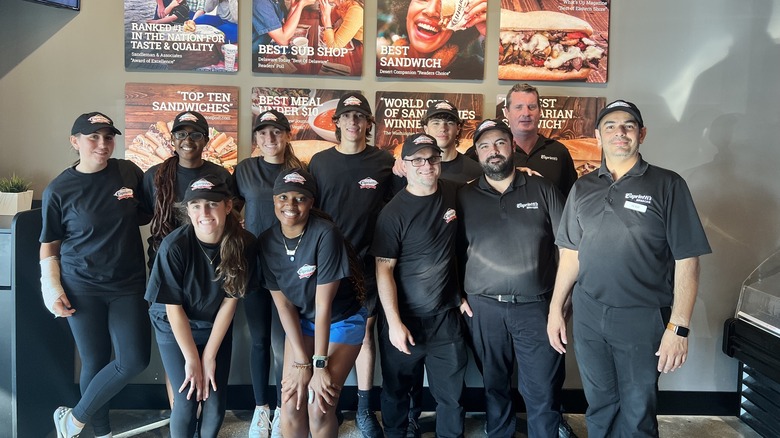 capriotti's employees posing for photo