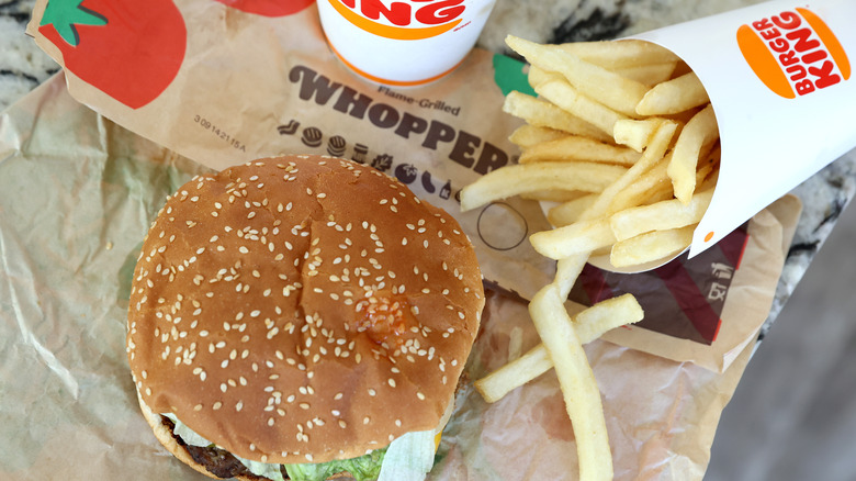 A Whopper from Burger King 