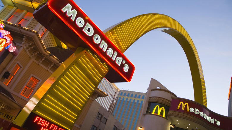 McDonald's golden arches