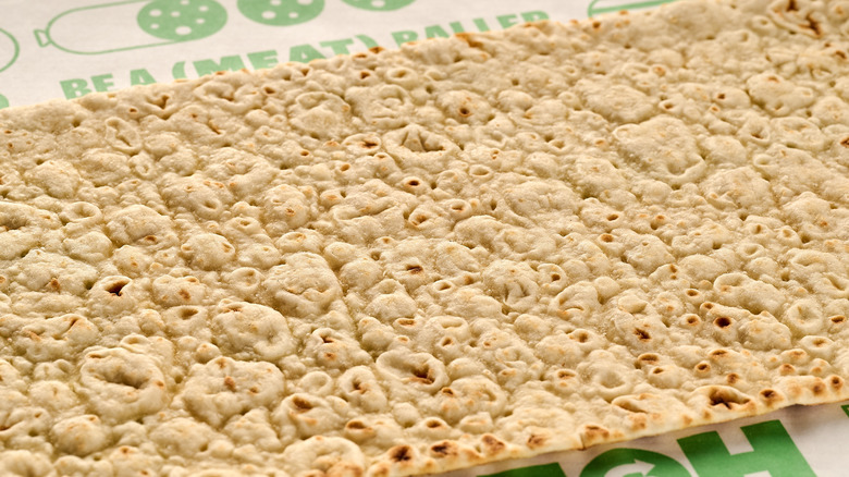 flatbread closeup