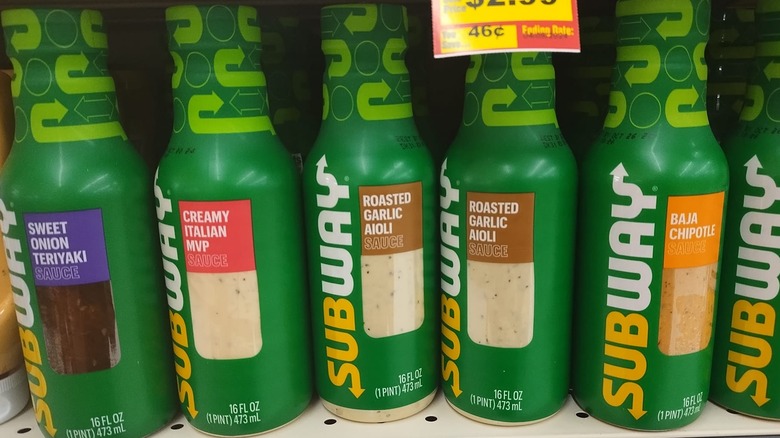 Subway branded sauces