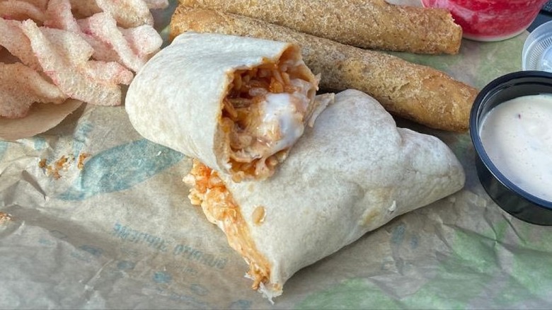 Chicken Enchilada Burrito