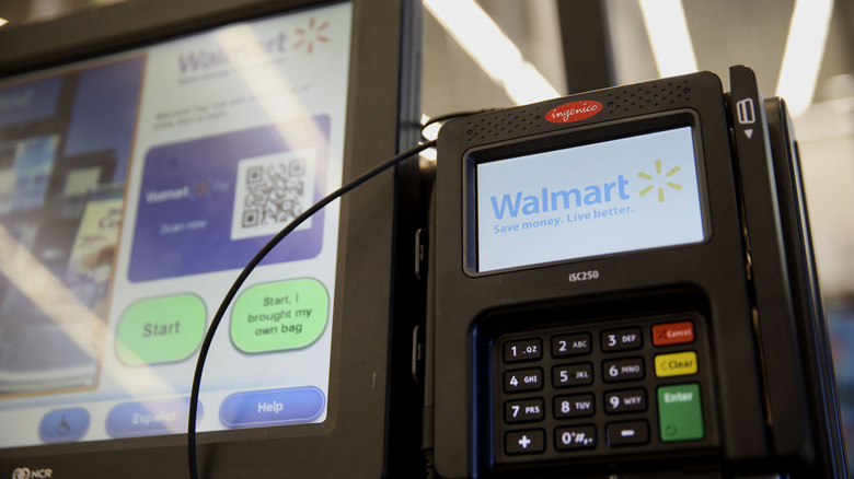 Walmart's self-checkout kiosk