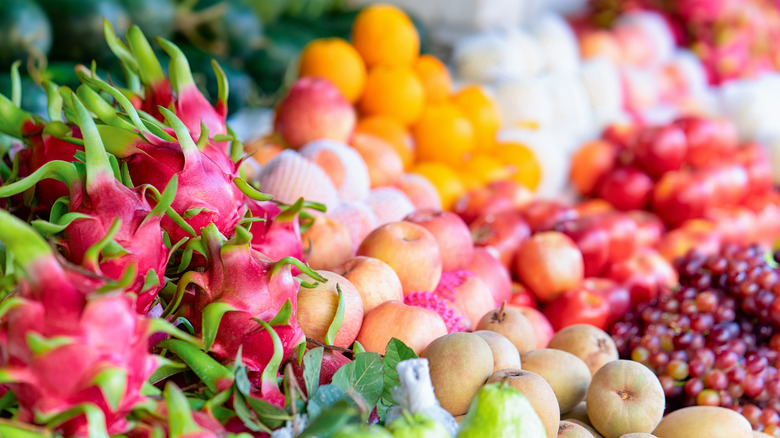 dragon fruit and other exotic produce