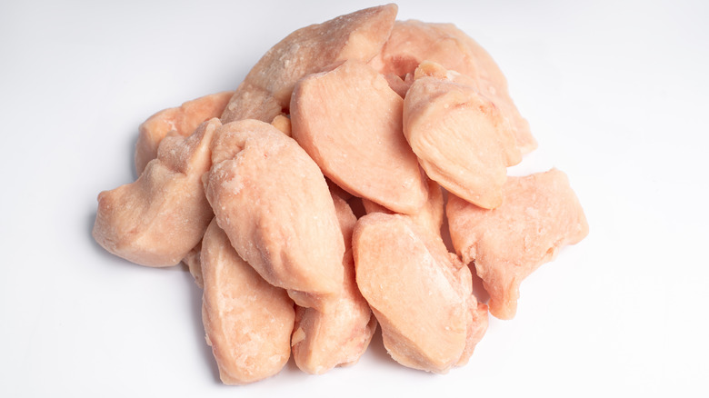 boneless, skinless frozen chicken breasts