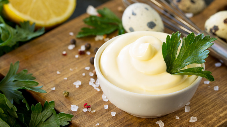 Homemade mayonnaise