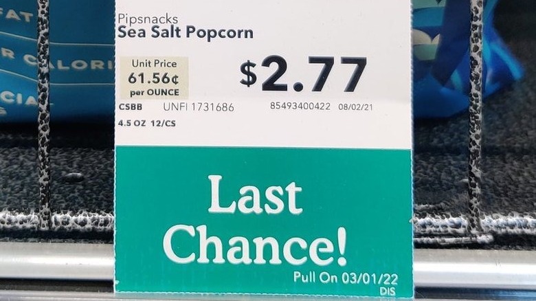 whole foods product last chance tag