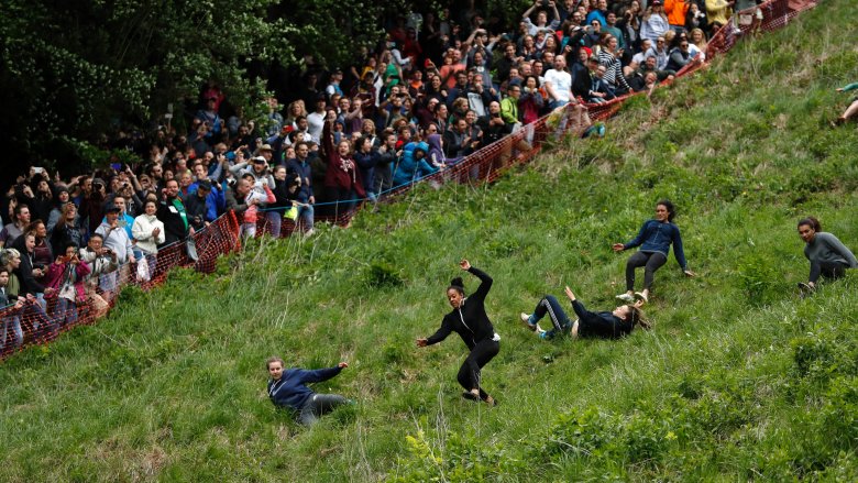 Cheese rolling