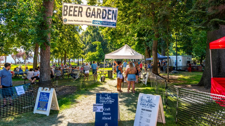 Beer garden