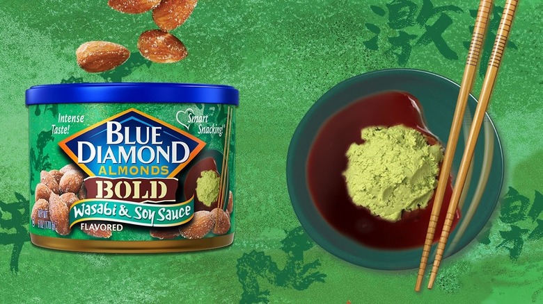 Wasabi and Soy Sauce almonds