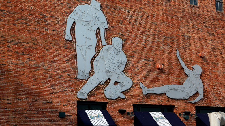 Brewery wall in Coors Field 