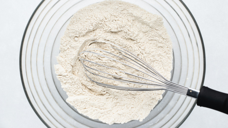 dry ingredients in a bowl