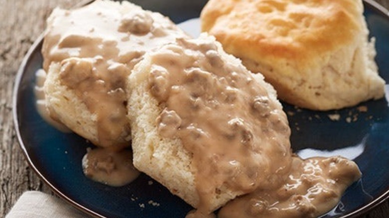 Bob Evans Sausage Gravy and Biscuits