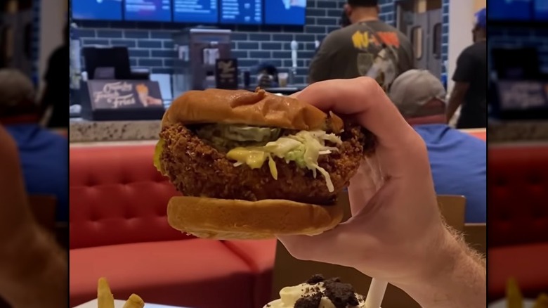 Bobby Flay's new fried chicken sandwich