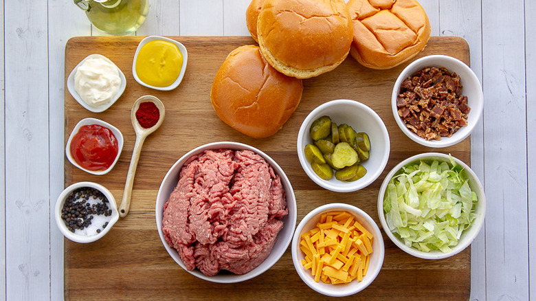 burger ingredients