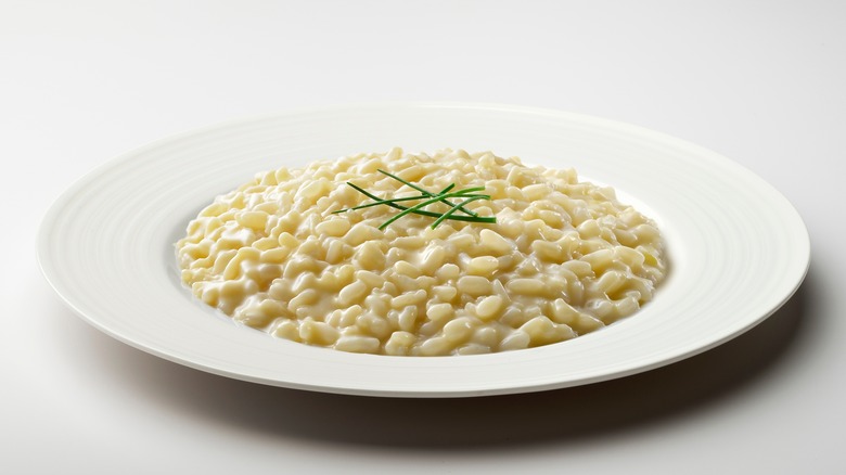 risotto in bowl