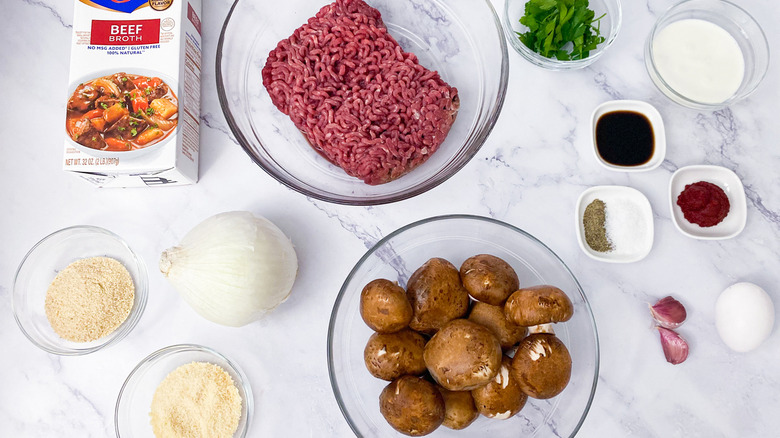 ingredients for salisbury steak