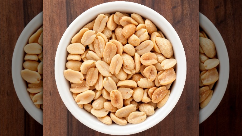 peanuts in a bowl