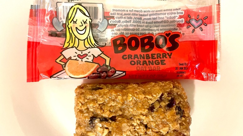 Bobo's cranberry orange oat bar