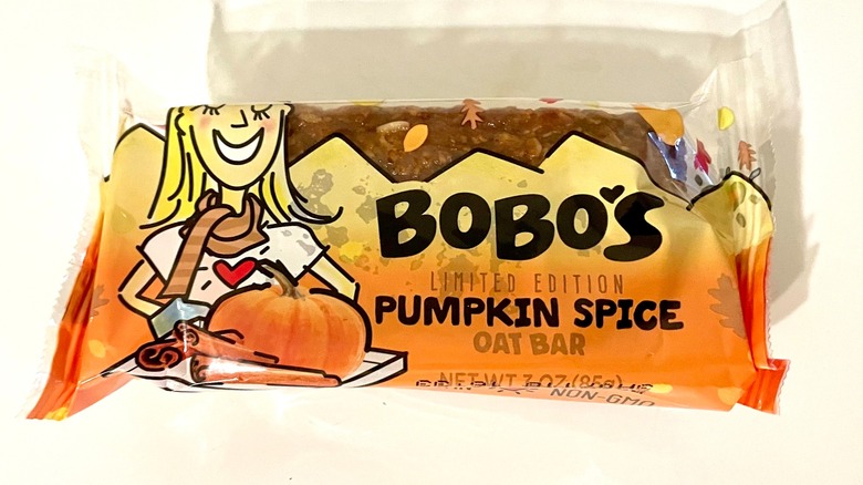 Bobo's pumpkin spice bar