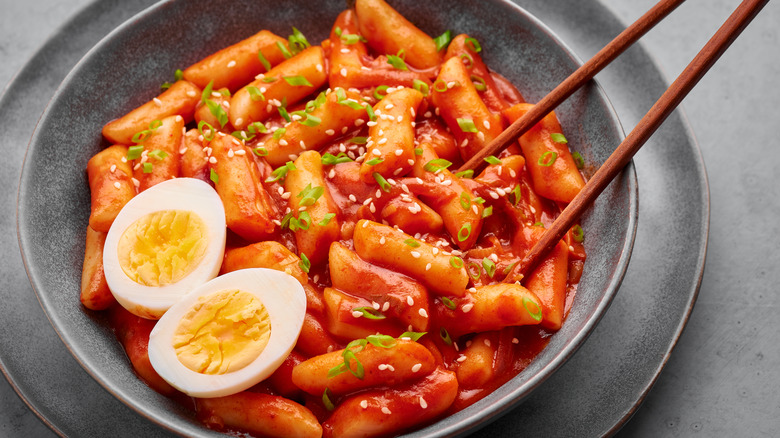 tteokbokki spicy rice cakes