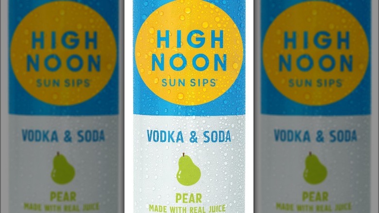 High Noon Pear can label