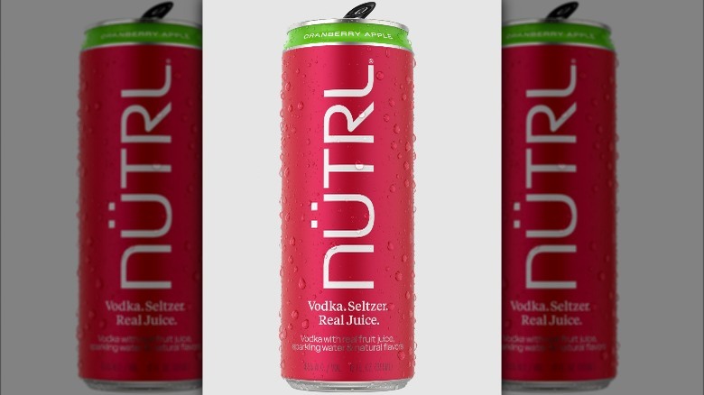 NÜTRL Cranberry Apple vodka seltzer