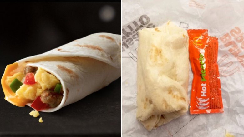 mcdonald's sausage burrito