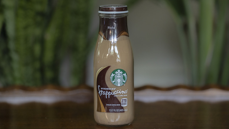 Bottle of Mocha Frappuccino