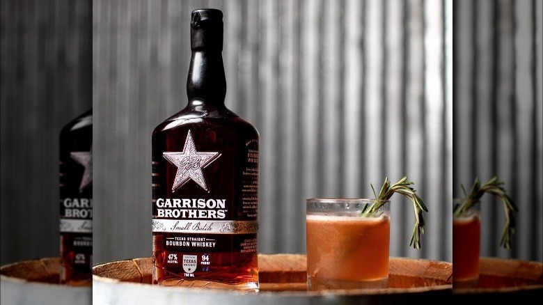 Bottle of Garrison Brothers Small Batch Texas Straight Bourbon