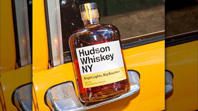 Bottle of Hudson Whiskey Bright Lights, Big Bourbon