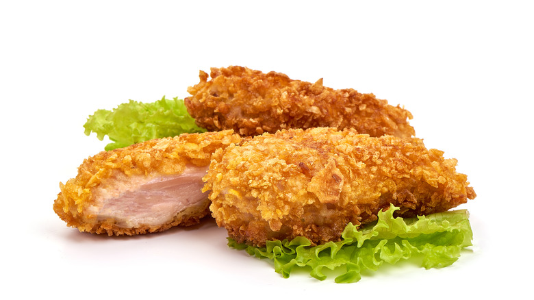 Breaded chicken