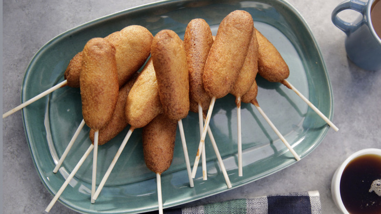 breakfast corn dog