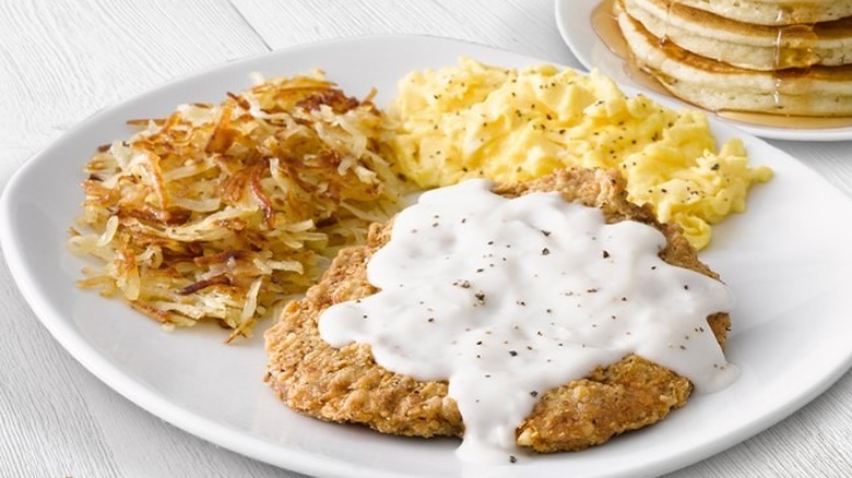 Country Fried Steak breakfast plate