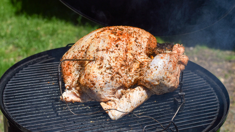 turkey on smoker 