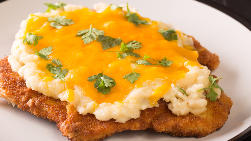 British chicken Parmo