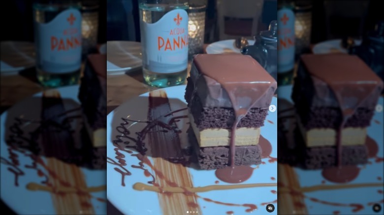 Britney Spears' restaurant chocolate cake