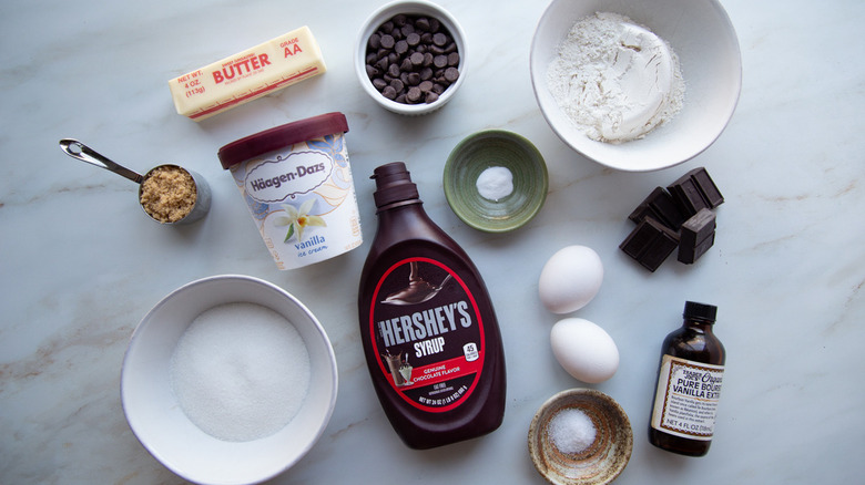 ingredients for brookie pizookie