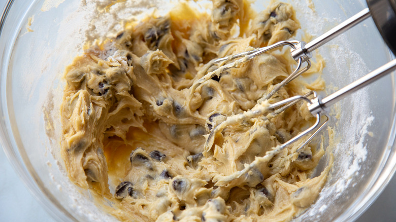 cookie dough in bowl