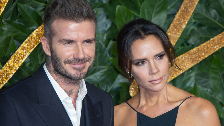 Brooklyn's parents, David and Victoria Beckham