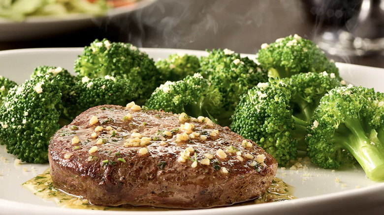 Olive Garden gluten-free sirloin