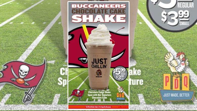 PDQ Buccaneers Chocolate Cake Shake 