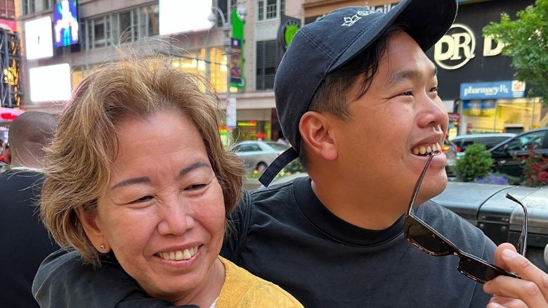 Buddha Lo and his mother in NYC